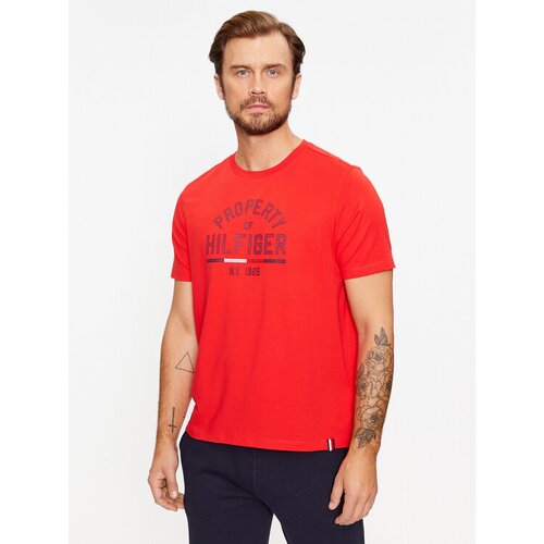Tommy Hilfiger Majica Graphic MW0MW32641 Rdeča Regular Fit Slike