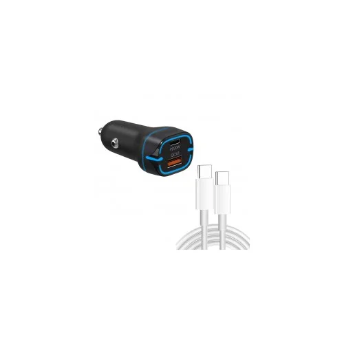 Punjač Auto 12-24V 1xUSB brzi +1xTip/Type C utor 67001