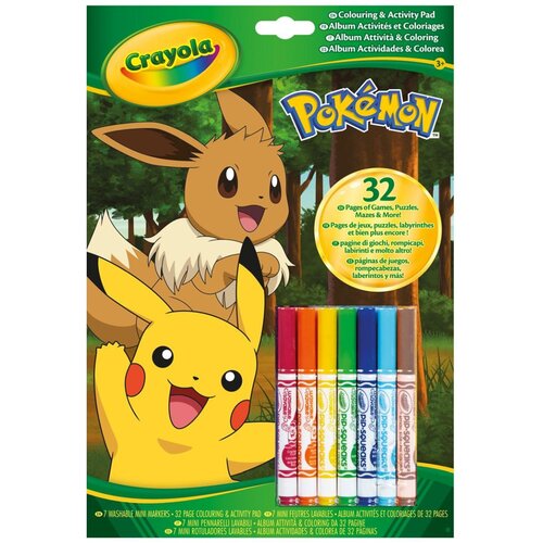 Crayola Barvna in Aktivnost: Pok&amp;eacute;mon Aktivnostna Knjiga Slike