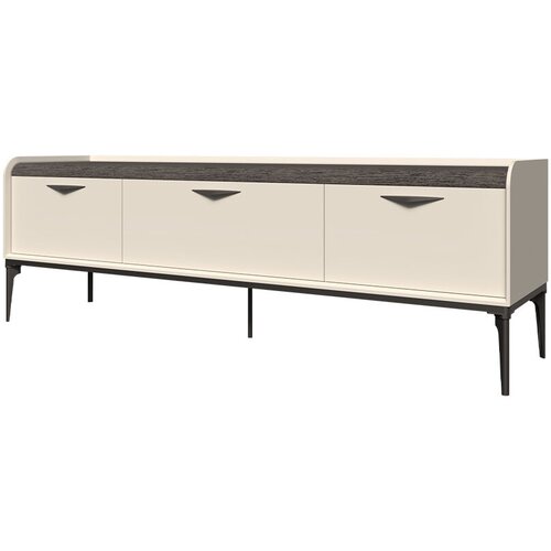 Jela TV Komoda Soffy TV197-3F/SF, 200x65x50cm, Prljavo bela Cene