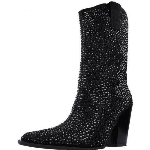 Ex&amp;eacute; Shoes &amp;Scaron;kornji T6153 L2295E Črna Slike