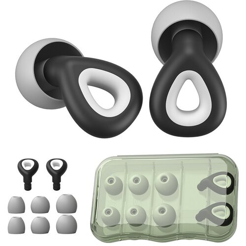 INF Čepi za u&scaron;esa Waterdrop: Potopno blokiranje zvoka, udoben silikon Black, (5000130250) Cene