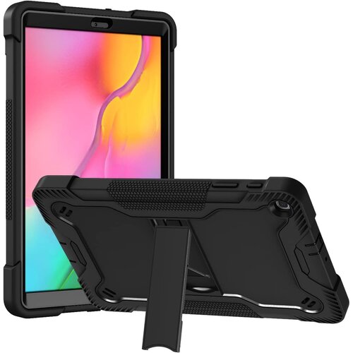 NIKCORP Ovitek za Samsung Galaxy Tab A 8.0 s stojalom, ročajem in naramnim pasom, troslojna za&amp;scaron;čita pred udarci, črne barve, (5000139290) Slike