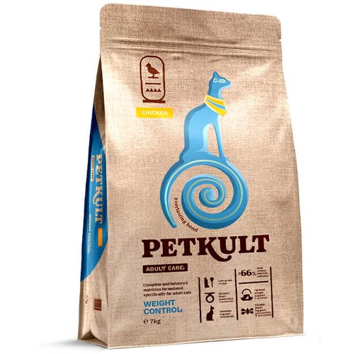 Petkult Cat Adult Care Weight Control - piščanec 7 kg Cene