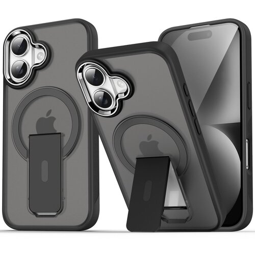  futrola magsafe sa drzacem za iphone 16 (6.1) crna Cene