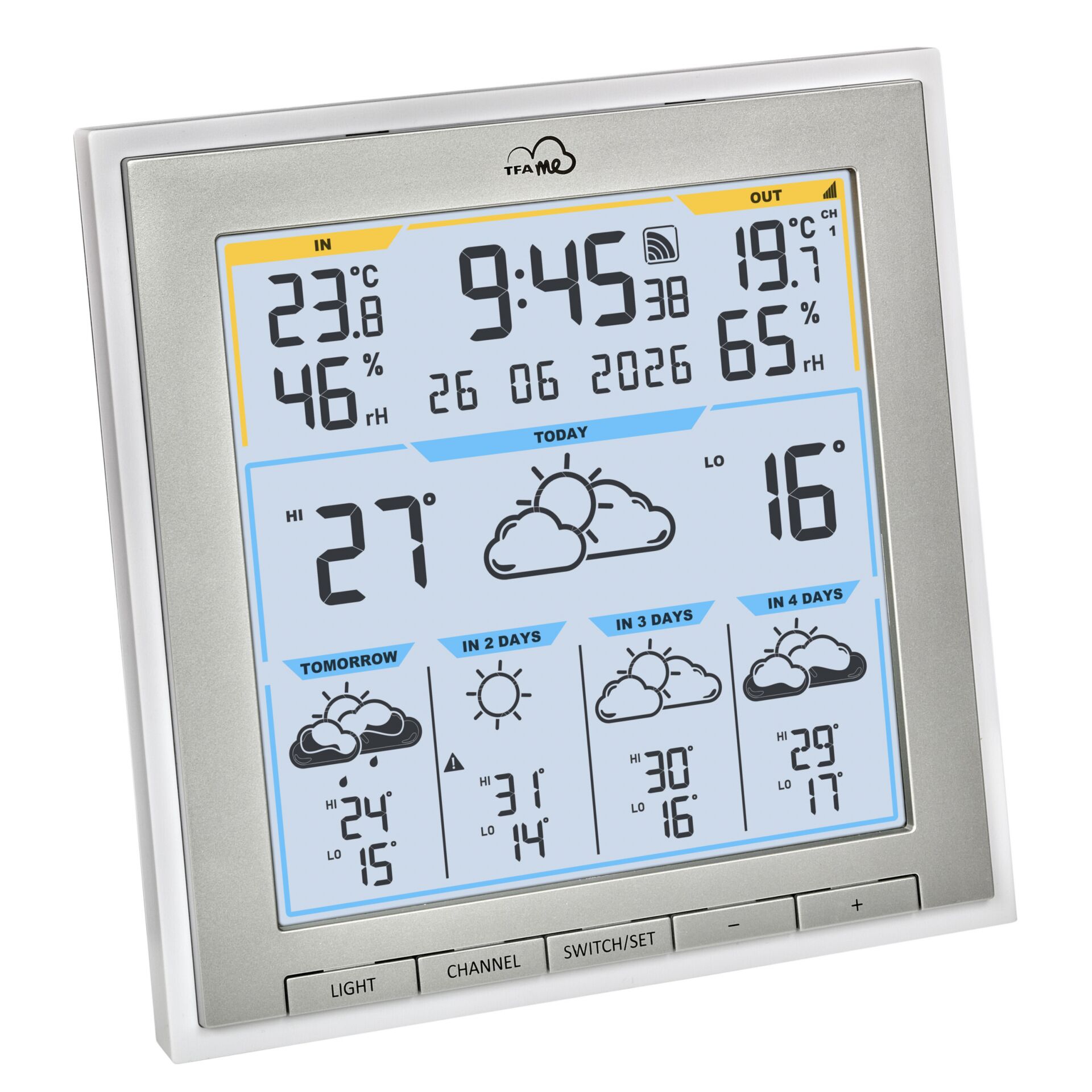 TFA me 35.8105.02 ID-08 WLAN Funk-Wetterstation wei&amp;szlig; Slike