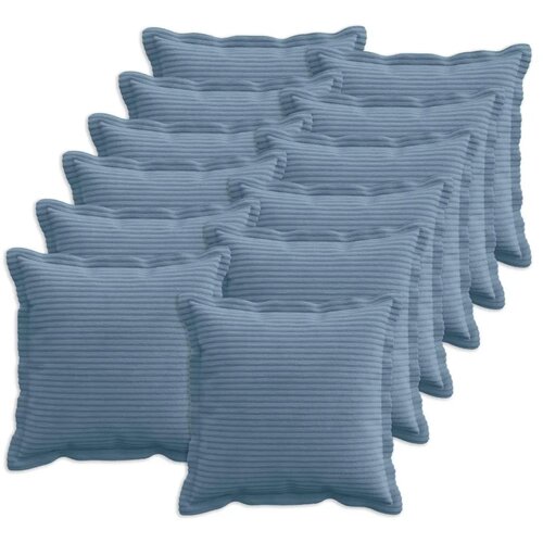  Presvlaka za jastuk 12 kom. HOUTEN Plava 50 x 50 cm Kord - Plava 50 x 50 cm 12 Cijene