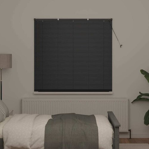  Venecijanski zastore Crna 175 x 145 cm Aluminij Slike