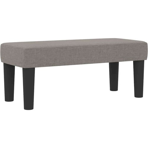 Box spring krevet Sivo-smeđa 90 x 200 cm tkanina Slike