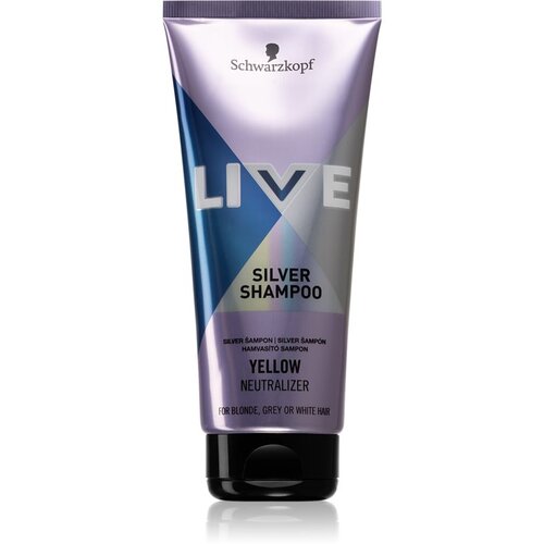 Schwarzkopf LIVE Silver šampon za čišćenje neutralizirajući žuti tonovi 200 ml Cene