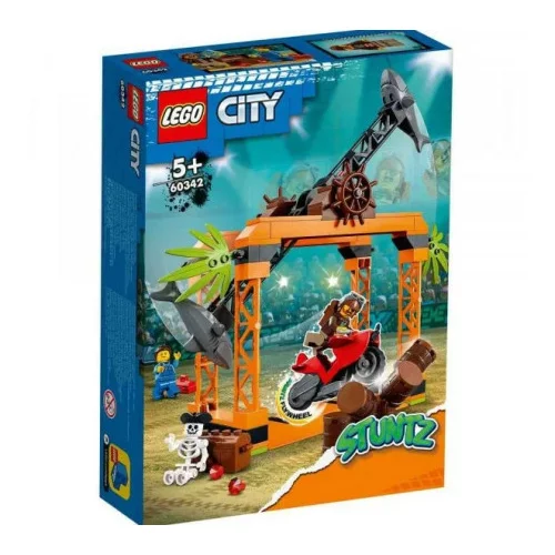 Lego ® city kaskaderski izziv napad morskega psa 60342