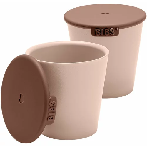 Bibs Cup Set skodelica s pokrovčkom Blush 2 kos