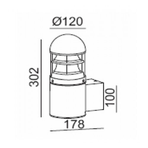 Bb Link hilite led svet 8401 spoljna zidna IP54 E-27 Cene