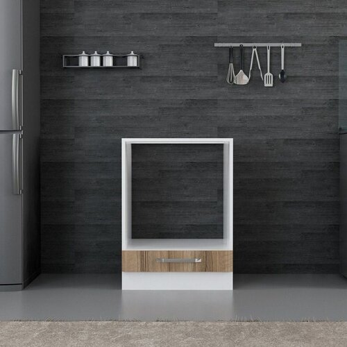 Hanah home kuhinjski element Minar 4114, 60 cm, beli / dore Cene