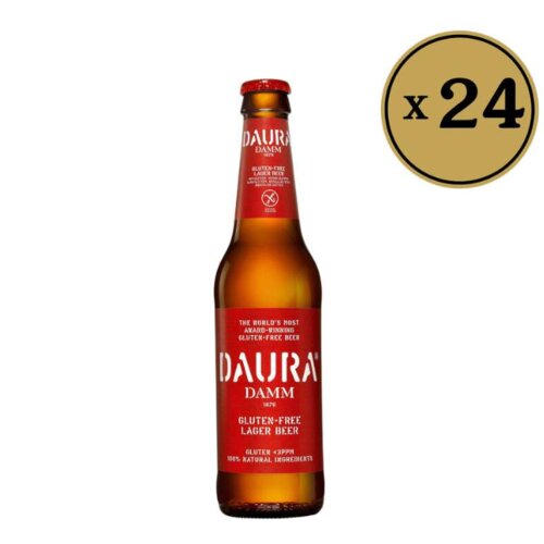 ESTRELLA Daura Damm Svetlo pivo bez glutena, 0,33l, 24 komada Slike