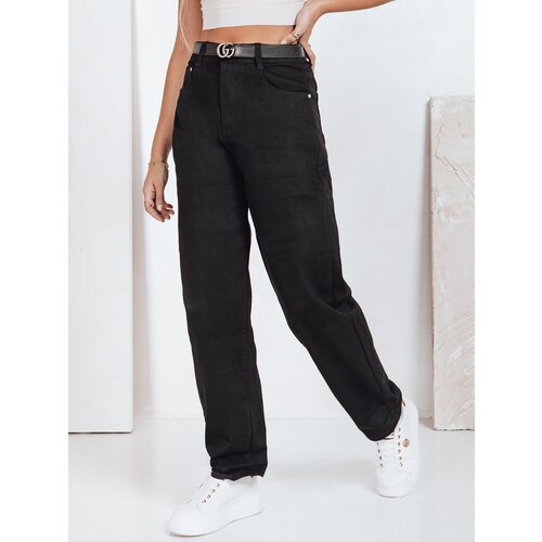 DStreet Jeansy damskie szerokie czarne Slike