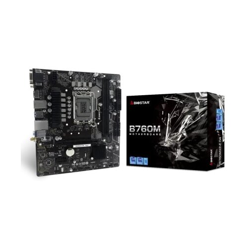 Biostar B760MX2-E D4 motherboard Intel B760 LGA 1700 micro ATX Cene
