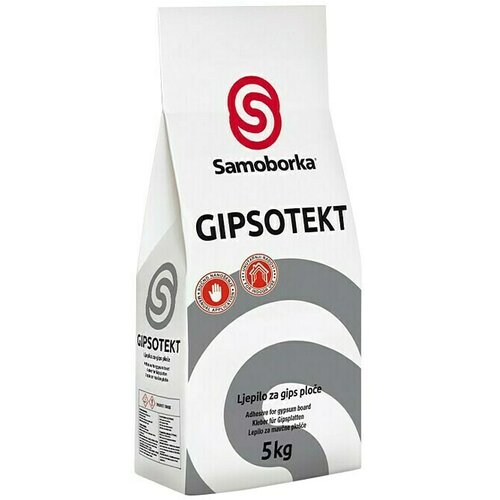 Samoborka Ljepilo za gips-kartonske ploče Gipsotekt (5 kg) Cijene