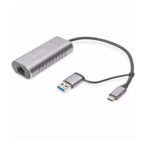 Digitus Pretvornik USB - Mrežni USB A-UTP 2.5G USB-C + USB A