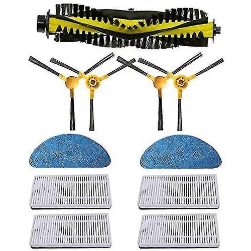 INORCO Nadomestni deli Stranska krtača Filter Mop Roller Krtača za Mamibot Exvac660 Sesalnik Dodatki Nadomestni komplet, (21839809) Slike