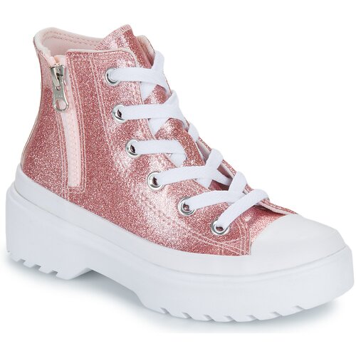 Converse Visoke superge CHUCK TAYLOR ALL STAR LUGGED GLITTER Rožnata Slike