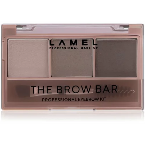 LAMEL BASIC The Brow Bar paleta za ličenje obrvi s krtačko #401 4,5 g