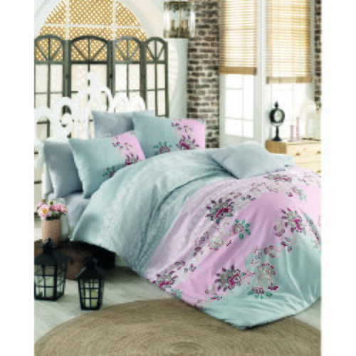 Lessentiel Maison set posteljine Azra, 160x220cm, svijetlo zelena Cene