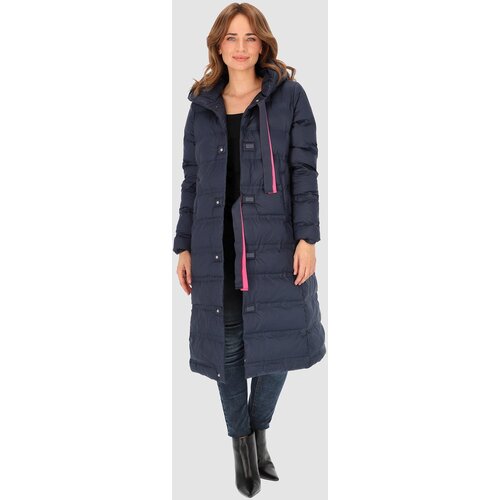 PERSO Woman&amp;#039;s Coat BLH231010F Navy Blue Slike