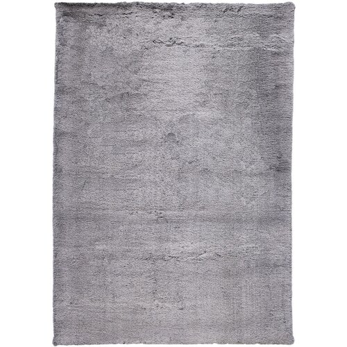 Novel preproga z visokim florom tenei 160/230 cm taftano srebrne barve Cene
