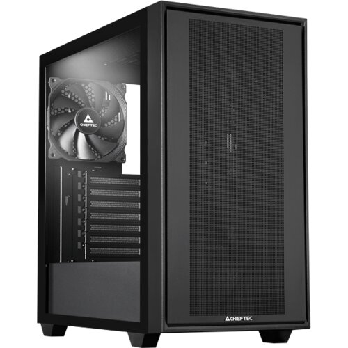 Chieftec Night Hunter USB-C ATX ohi&amp;scaron;je, črno Slike