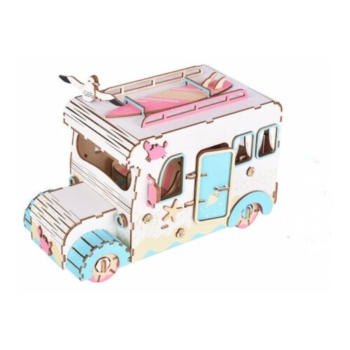  Čarolijashop 3d drvena slagalica - KAMP VOZILO ( 451) Slike