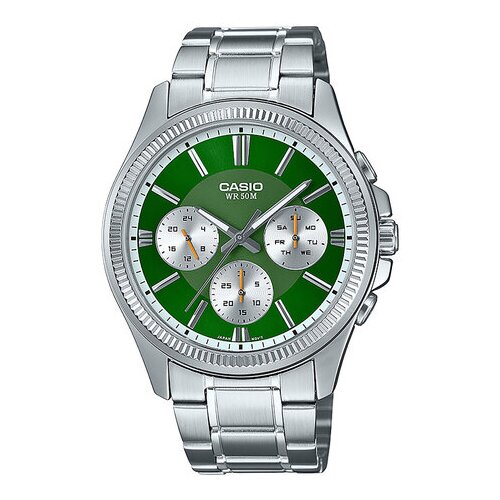 Casio Ročna ura MTP-1375PD-3AVEF Srebrna Slike