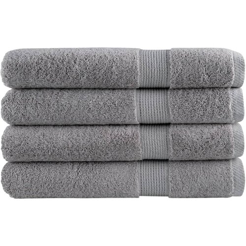 vidaXL Premium brisače za savno 4 kosi siva 80x200 cm 600 gsm bombaž Cene
