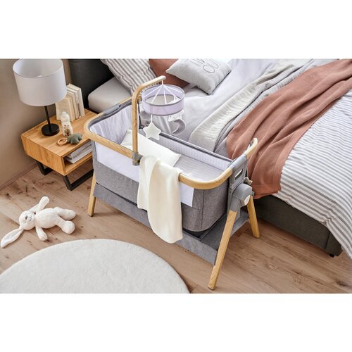 Jimmylee DODATNA POSTELJICA Elegance naravne barve, temno siva Slike