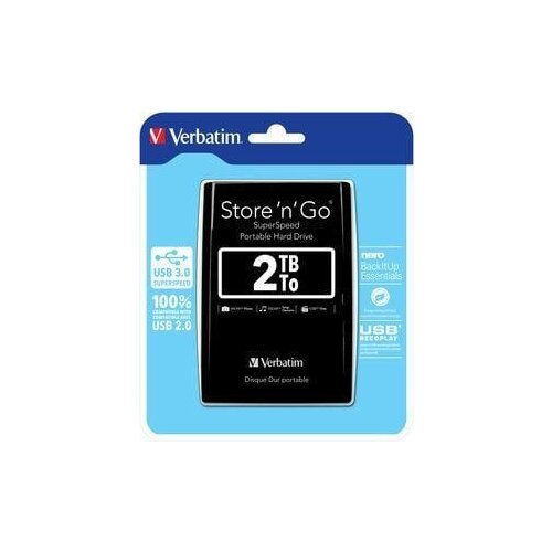 Verbatim HDD 2TB 3.0 Crni (53177) Slike
