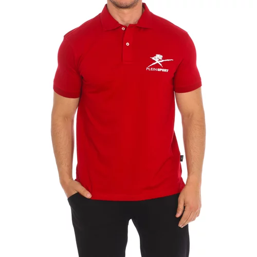 Philipp Plein Sport Polo majice kratki rokavi PIPS506-52 Rdeča
