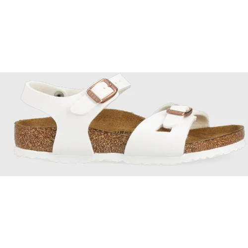 Birkenstock Otroški sandali Rio bela barva