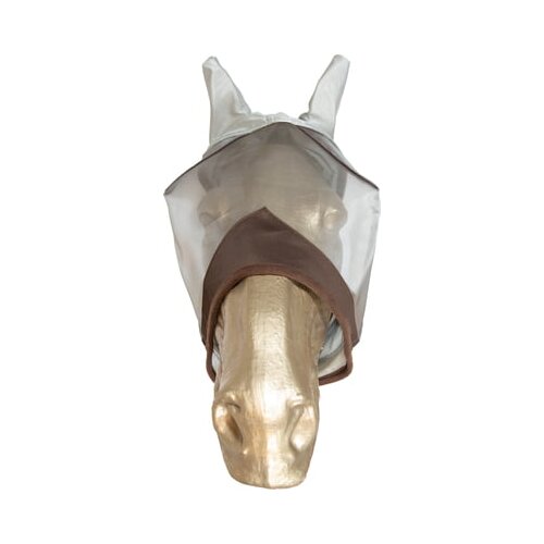 Kentucky Horsewear Maska ​​proti insektom Classic, z u&amp;scaron;esi, srebrna - Cob/VB Slike