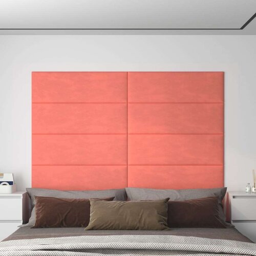  Zidne ploče 12 kom ružičaste 90 x 30 cm bar&amp;scaron;unaste 3 24 m&amp;sup2; Slike