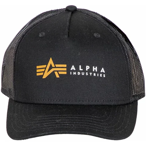 Alpha Industries Kapa s šiltom Trucker Cap črna barva