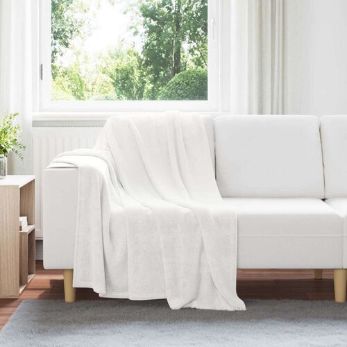  Odeja Bela 130 x 150 cm Flis, (5000288087) Cene