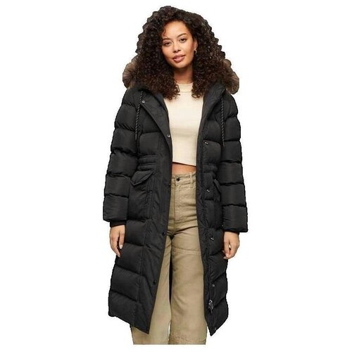 Superdry Puhovke Doudoune Everest Longue avec Fausse Fourrure Večbarvna Cene