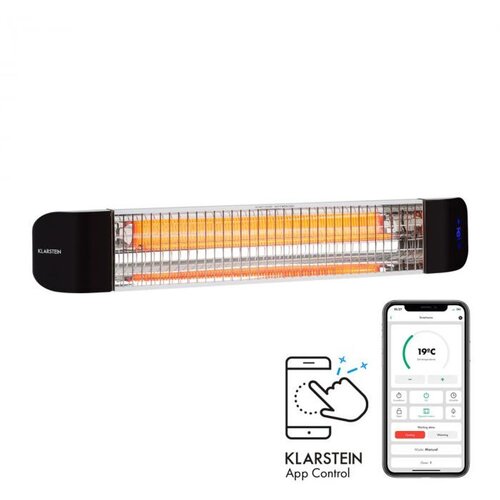 Blumfeldt smartwave, infrardeči grelnik, ogljikova cev, 2400 w, wifi, upravljanje z aplikacijo, črn Cene
