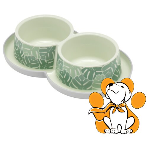 Moderna double Trendy Dinner Small Eden 2x350ml, Posuda Za Pse i Mačke Slike