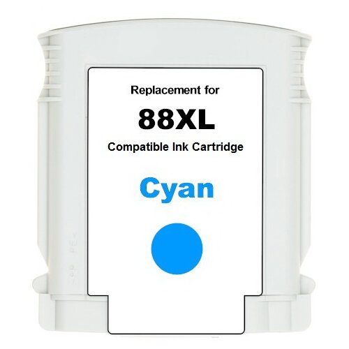 Eurotoner Tinta Zamjenska za HP 88XL - C9391A - CY Plava Slike
