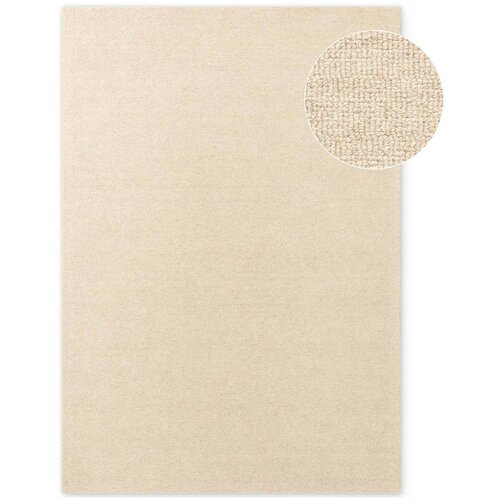 Elle Decoration Bež ročno tkana volnena preproga 200x290 cm Puristic Knots &ndash; Cene