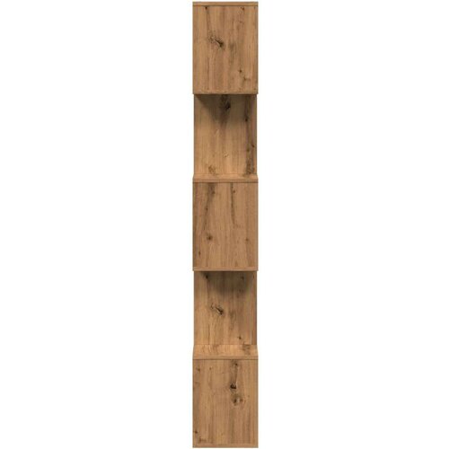 vidaXL Pregrada / regal za knjige 5 razina hrast 70x24x161 cm drveni Cene
