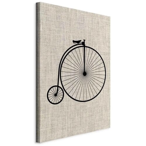  Slika - Vintage Bicycle (1 Part) Vertical 60x90 Na talijanskom platnu Cijene