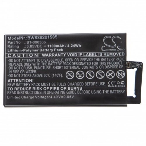 VHBW Baterija za Zebra EC30, 1100 mAh Slike
