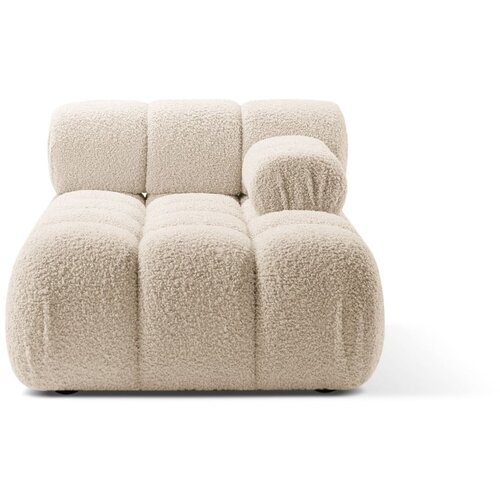 Micadoni Bež modularna sjedeća garnitura od boucl&amp;eacute; tkanine (s desnim kutom) Bellis &amp;ndash; Home Slike